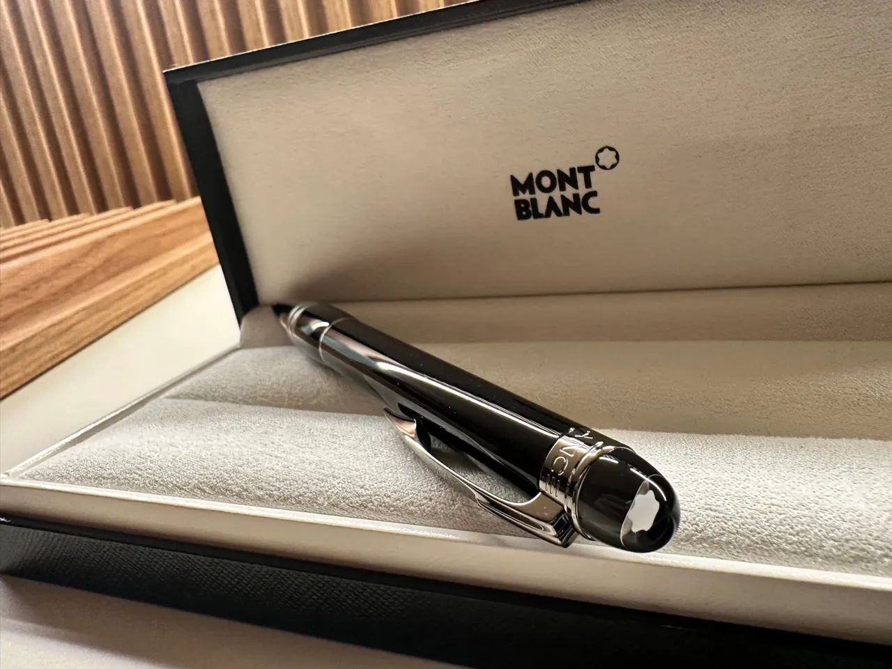 Caneta Montblanc Starwalker Midnight Esferográfica - Foto 4