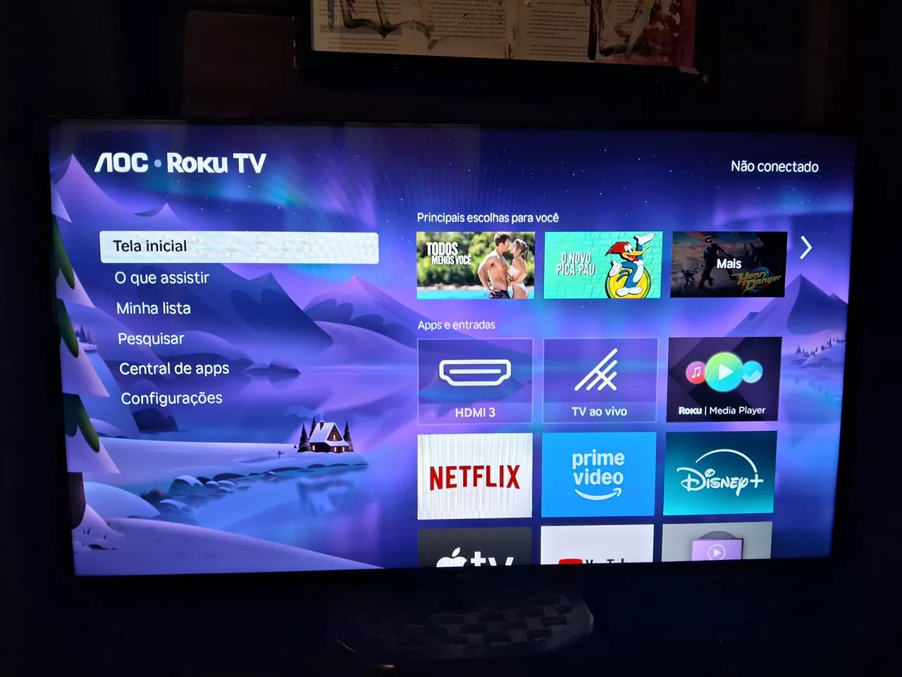 TV AOC Roku Smart - 43 polegadas série 5135