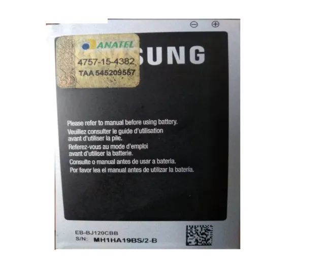 Bateria celular Samsung original J1 Sm-j120 2050mah - Foto 3