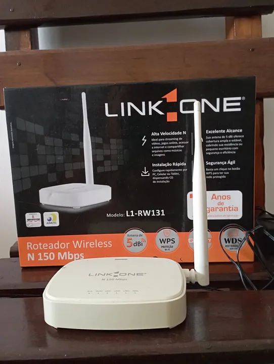 Roteador Wireless Link One L1-RW131 N 150 Mbps