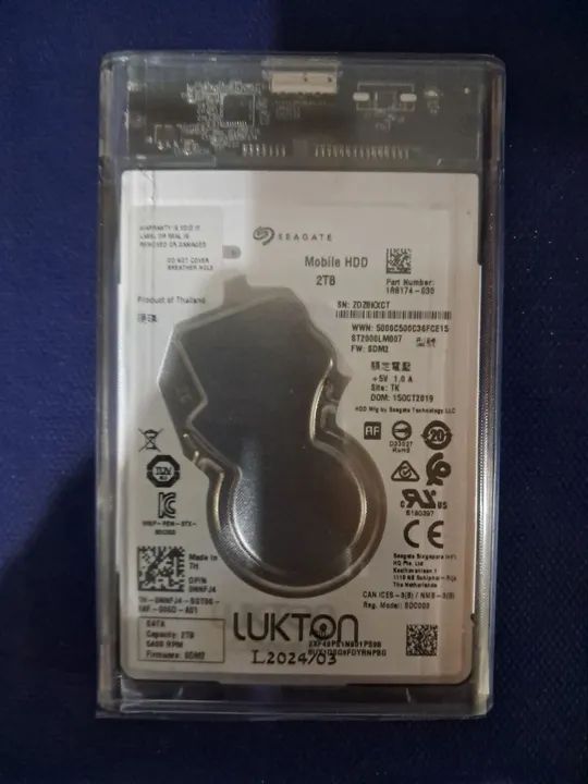 HD externo Seagate 2TB 