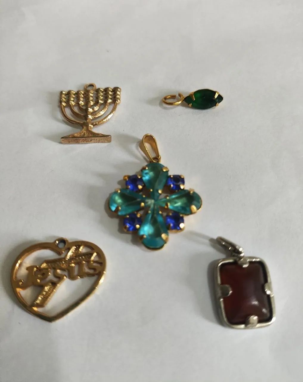 Conjunto 5 Pingentes, Adornos, Berloques - Foto 2