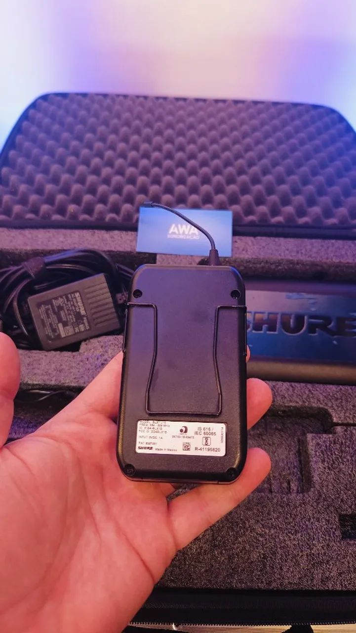 Microfone Sem Fio Shure BLX14/PGA31 Headset Shure Original - Foto 3