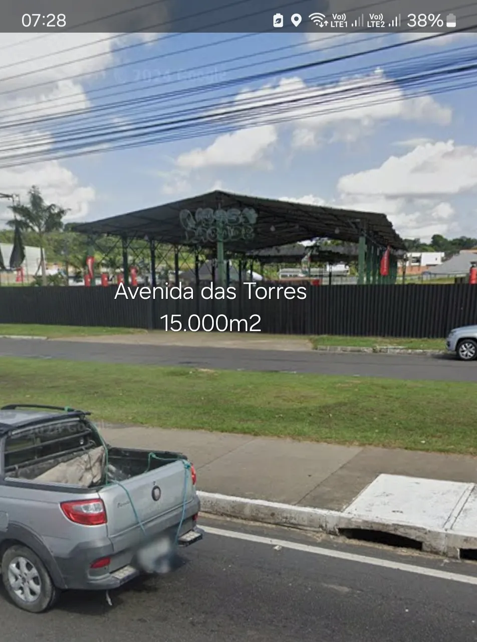 Alugo terreno na Av das Torres 15.000m2 Plano. Próximo da HAVAN