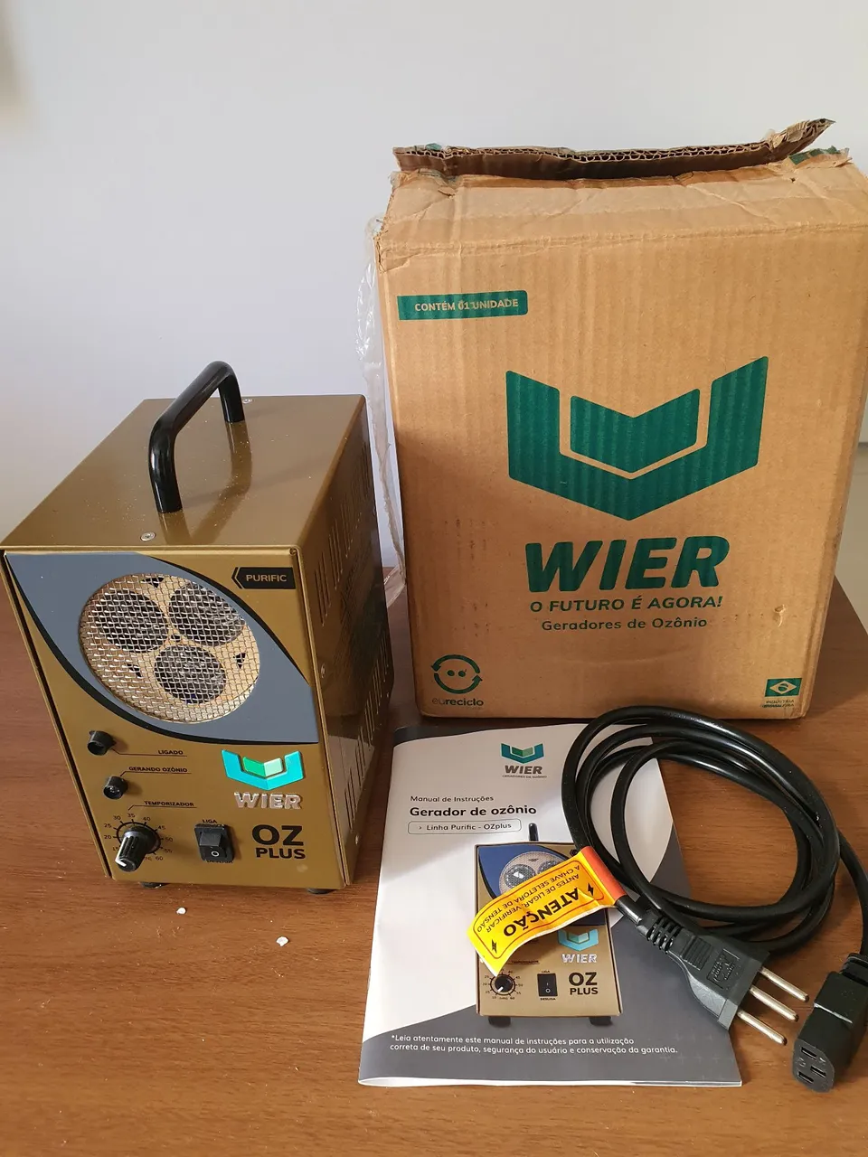 Purificador de Ozônio Wier Oz Plus