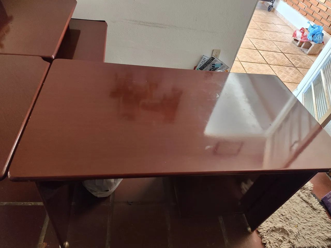 Mesa de Escritório em L - Artesano - Foto 4