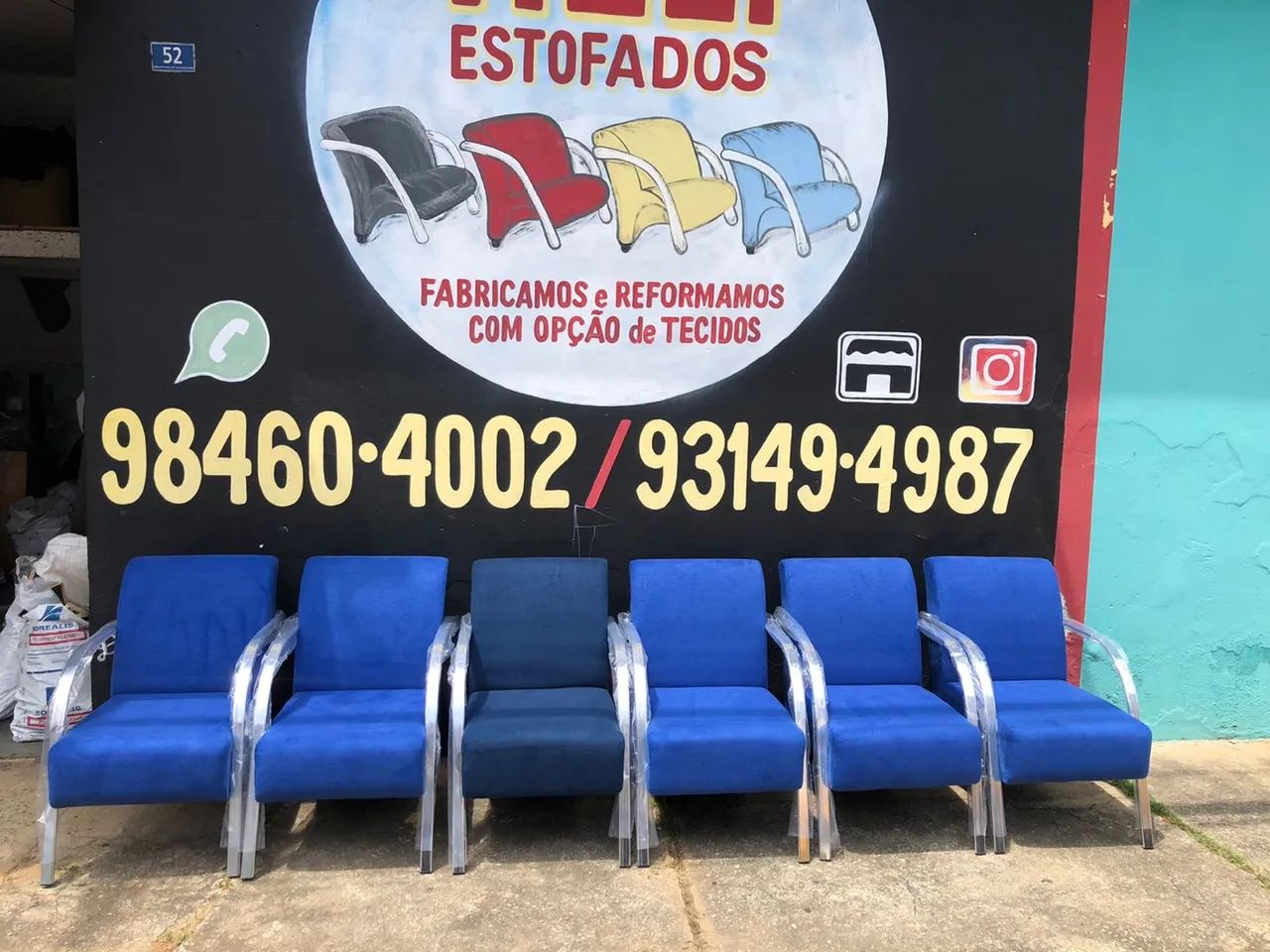 Poltronas de espera - no atacado e no varejo 