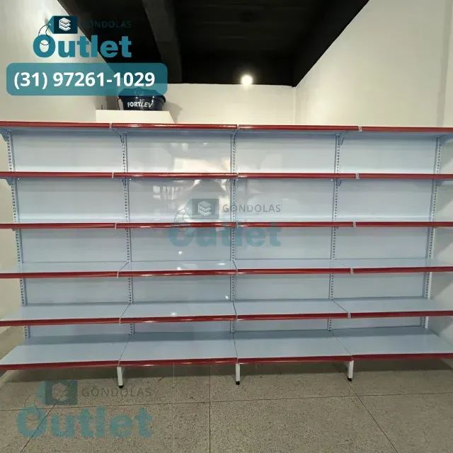 Gondolas supermercados 1,70m e 2,00m - Foto 2