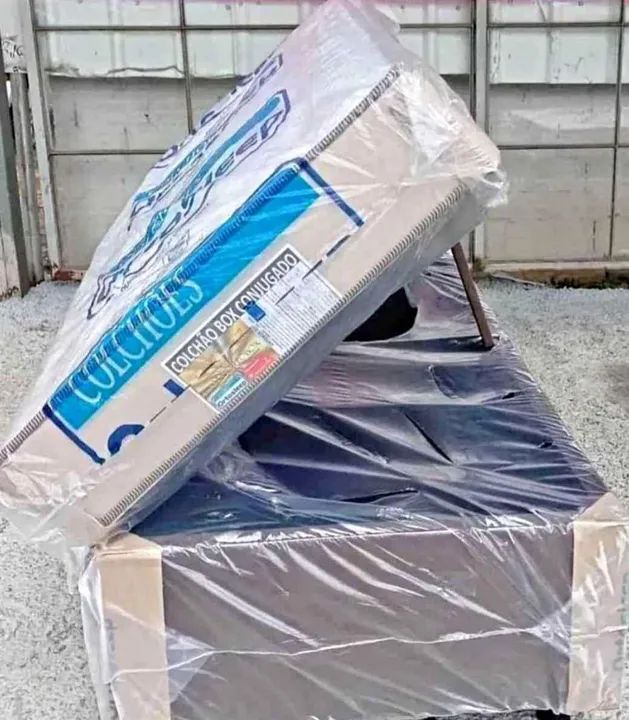 Cama baú  solteiro. Acoplada