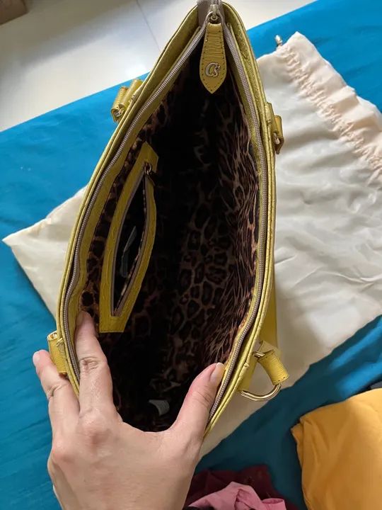 Bolsa Carmen Steffens - couro - Foto 3