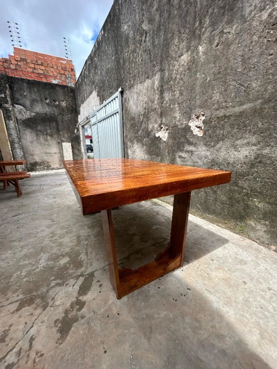 MESA DE JANTAR / MESA DE MADEIRA / MESA RÚSTICA / FEITO SOB ENCOMENDA  - Foto 3