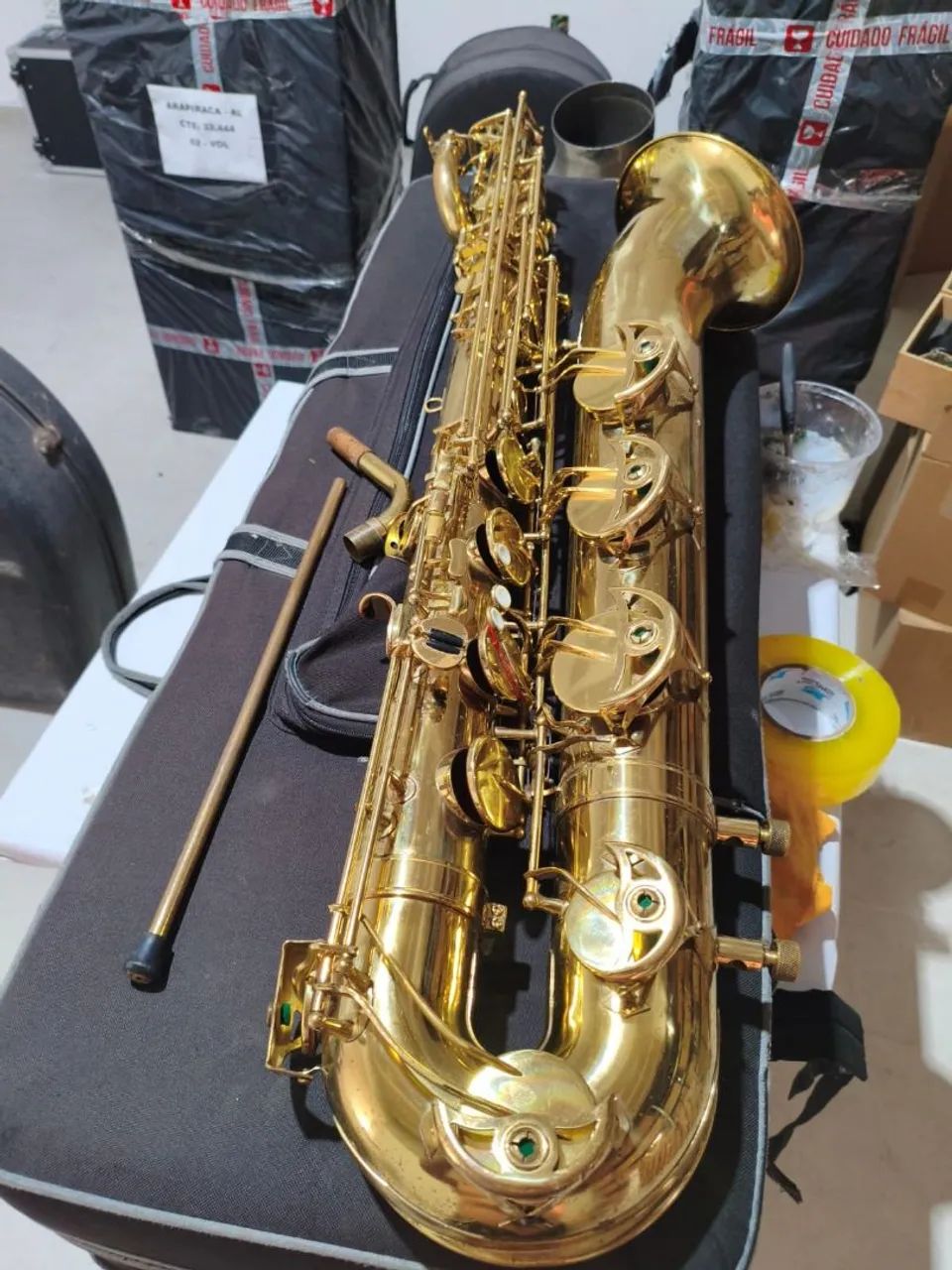 Sax Barítono Mib Harmonics novo - Foto 2
