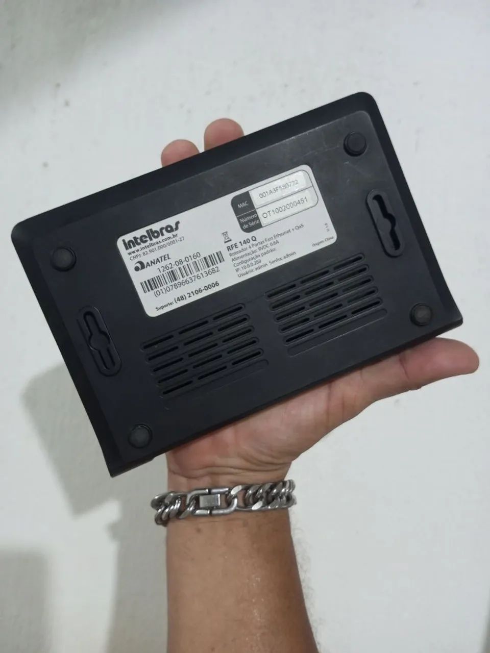 ROTEADOR INTELBRAS REF 140 Q- 4 PORTAS  FAST  ETHERNET + QoS Com Fonte - Foto 5