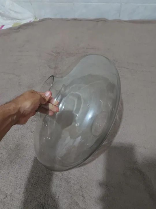 Vaso Decorativo de Vidro (Temperado) Transparente - Foto 3