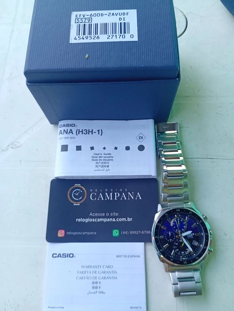  relógio Casio edifice.(Original) - Foto 5