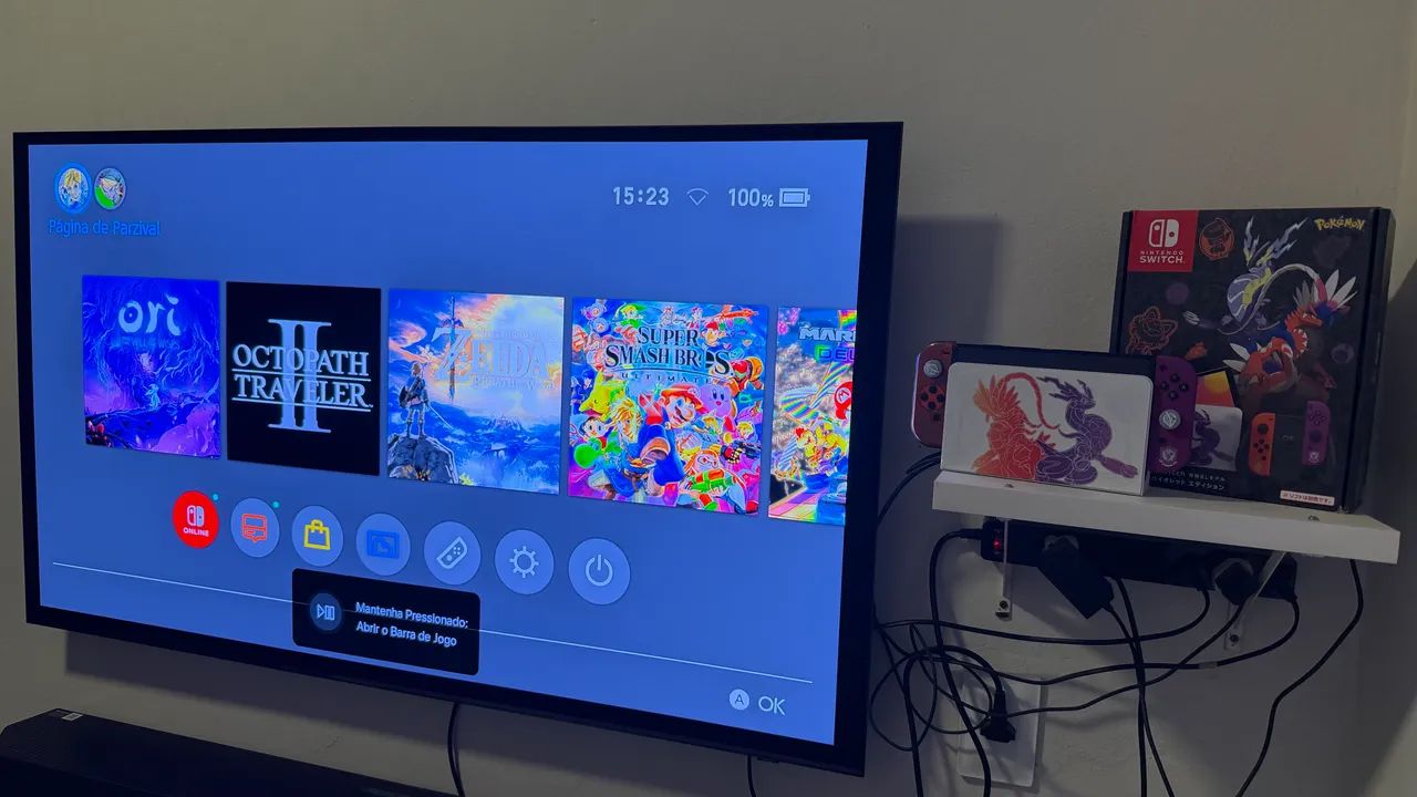 Nintendo Switch OLED Pokemon Scarlet e Violet - Foto 4
