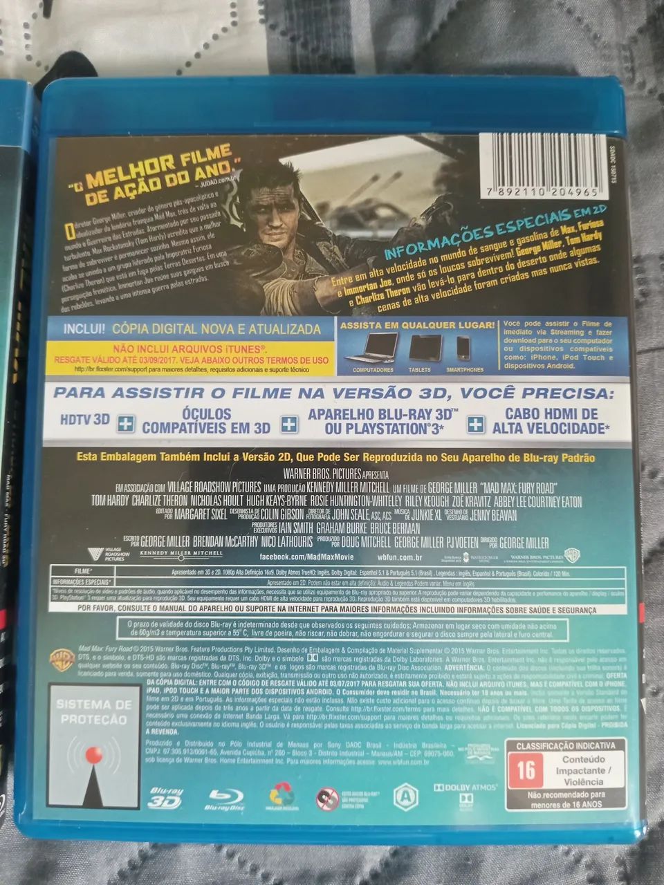 Blu-ray Mad Max Estrada da Furia. - Foto 4