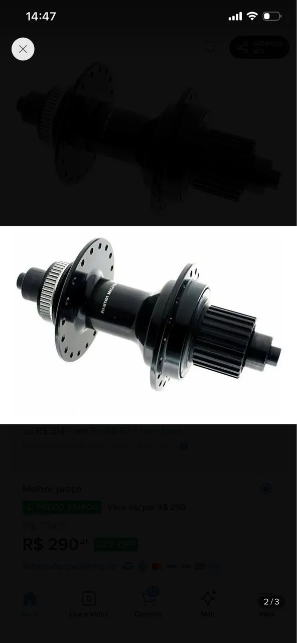 Cubo Traseiro Shimano MT401 MICROSPLINE 