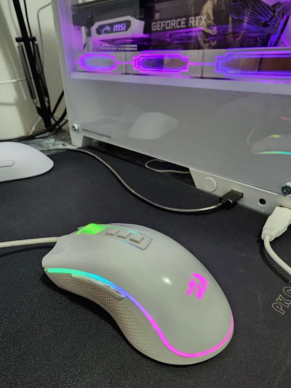 Vendo teclado ajjaz nk61 e mouse redragon cobra - Foto 4