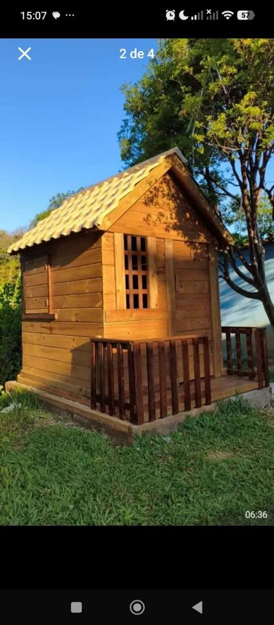 Casinha de madeira no solo - Foto 3