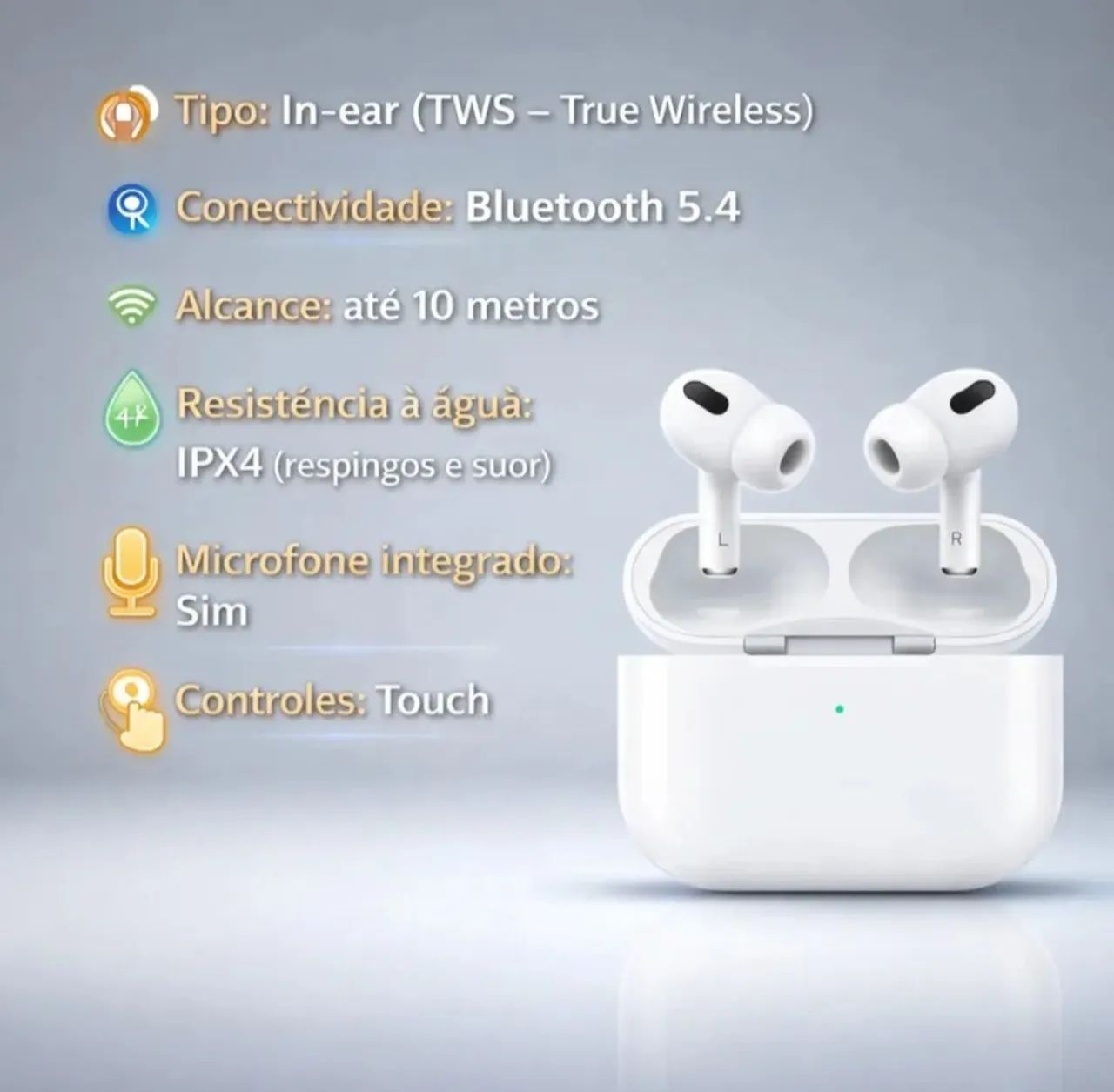 Fone de ouvido Bluetooth premium - Foto 4