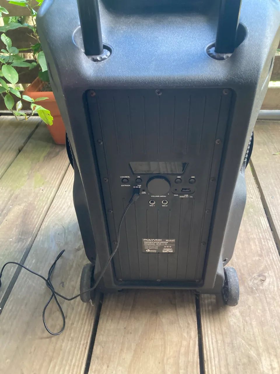 Caixa de som Polyvox XC 515T Bluetooth...