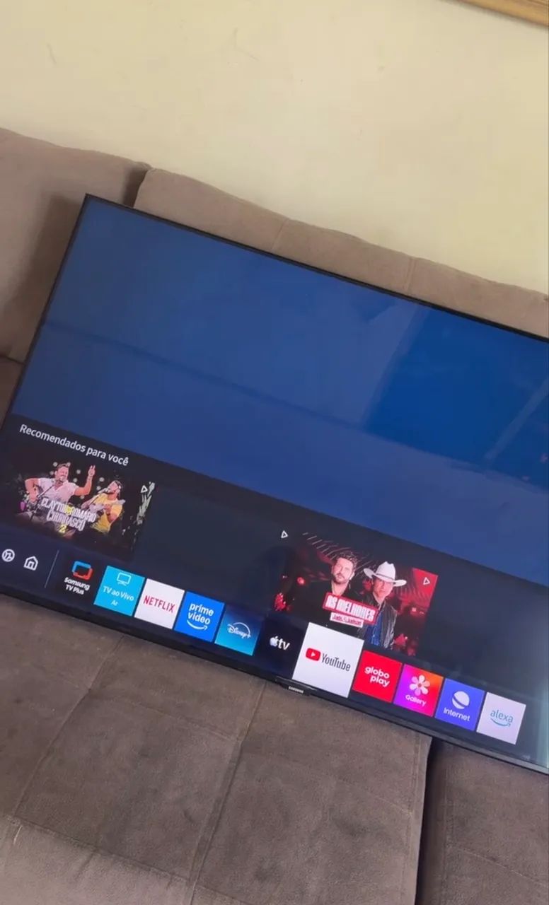 TV SMART SAMSUNG 50 POLEGADAS ULTRA HD 4K - no plástico
