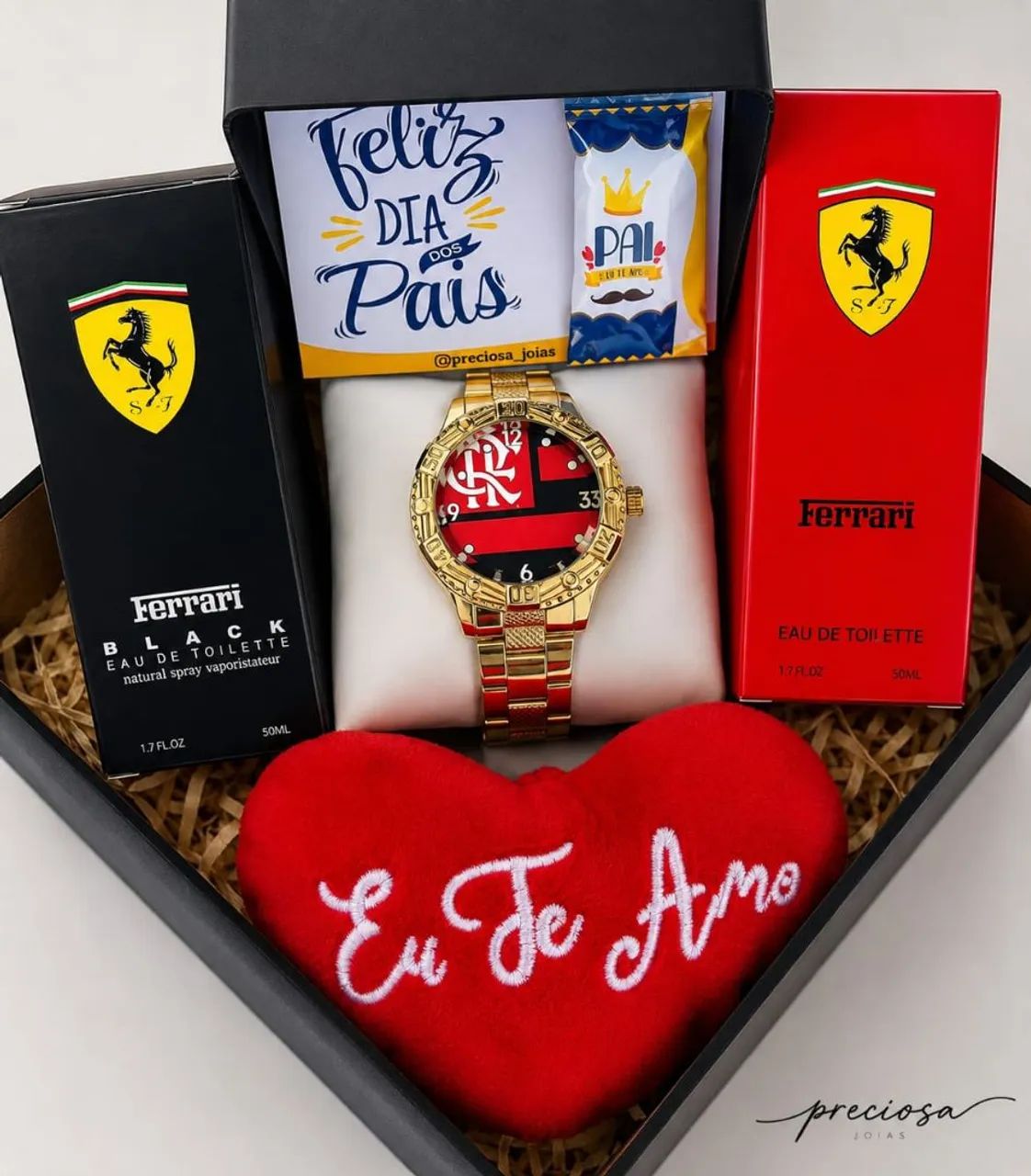 KIT DE RELÓGIO MASCULINO COMPLETO E EXCLUSIVO