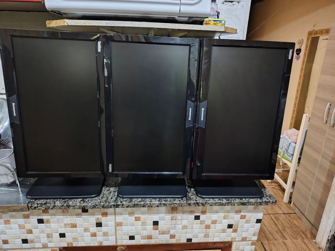 Monitor Lenovo thikvision 20 polegadas novos  - Foto 4