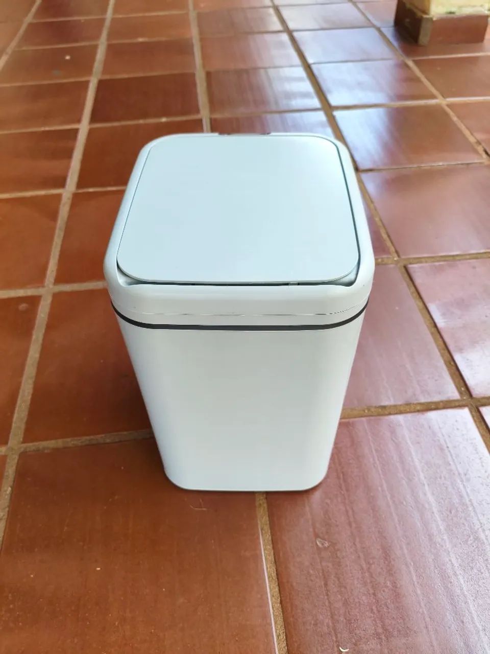 Lixeira Automática com Sensor de Presença 12L Branca - Foto 3