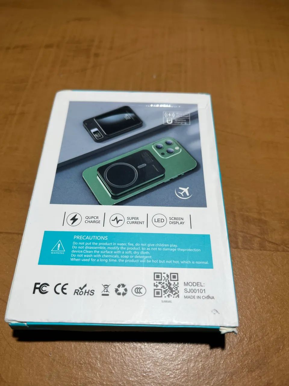 Power bank 10.000mAh 22,5w preto - Foto 2
