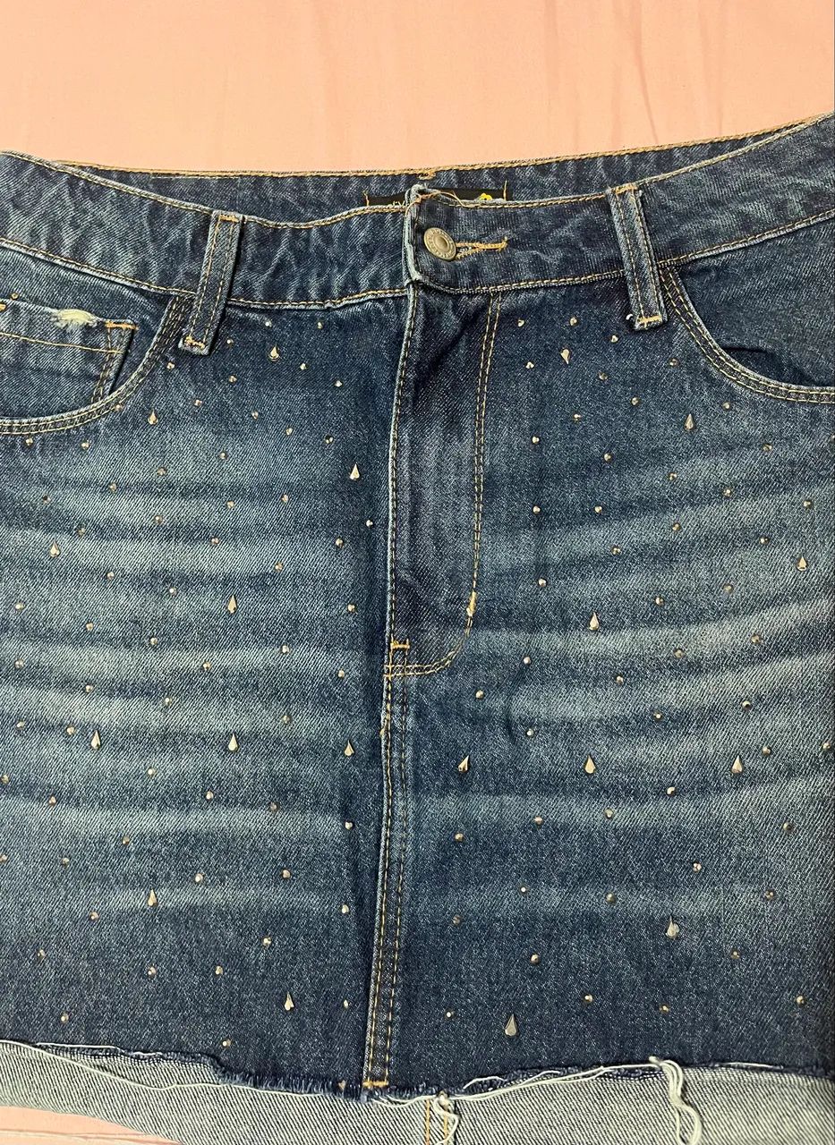 Saia jeans tam 42 - Foto 3