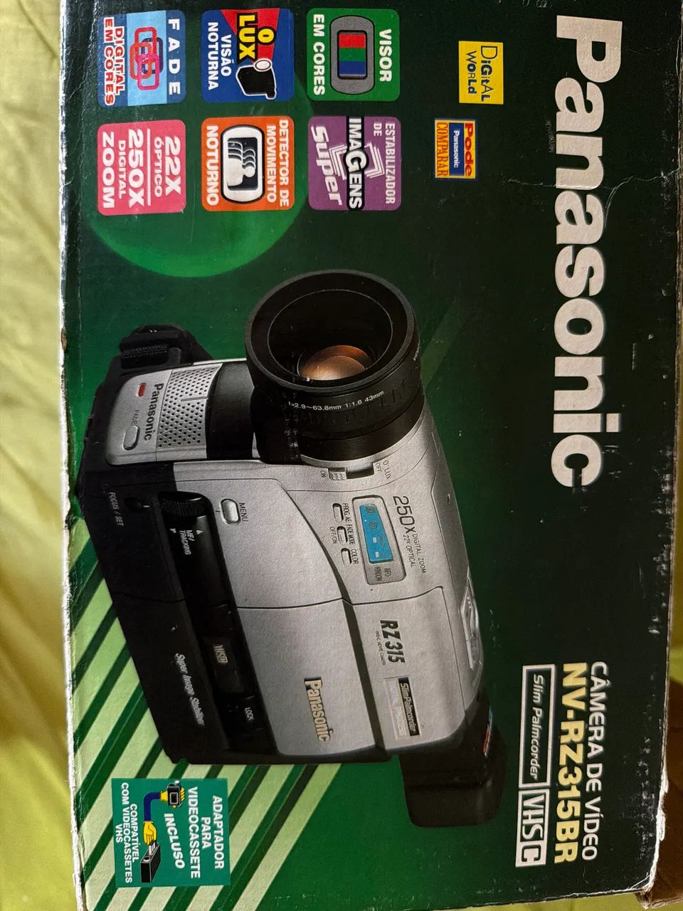 Câmera de vídeo Panasonic