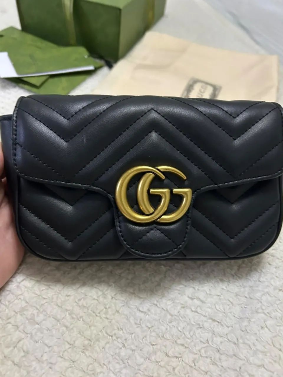 Bolsa Gucci Mini Marmont Linha Premium - Foto 4