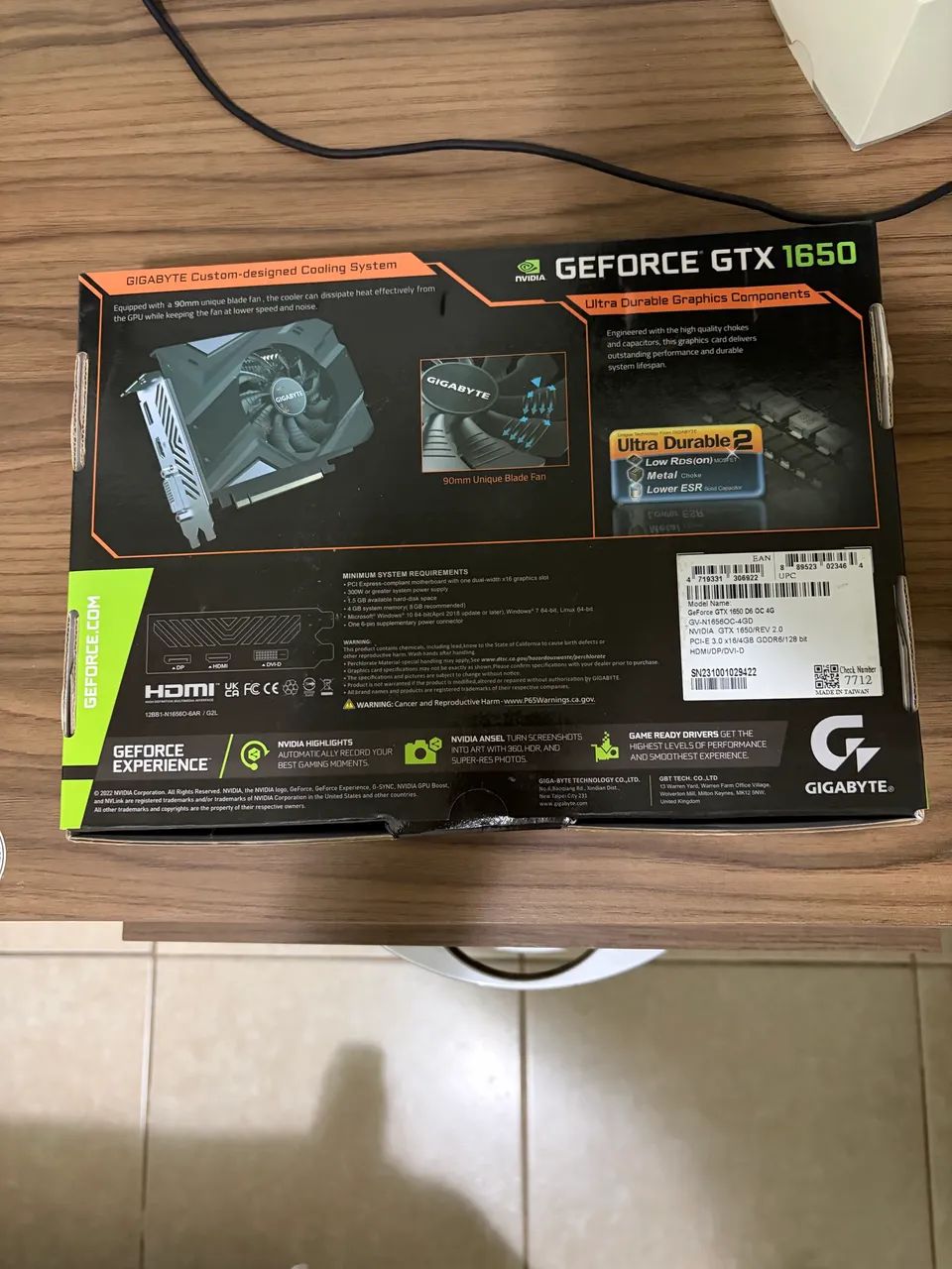 Gigabyte GeForce GTX 1650