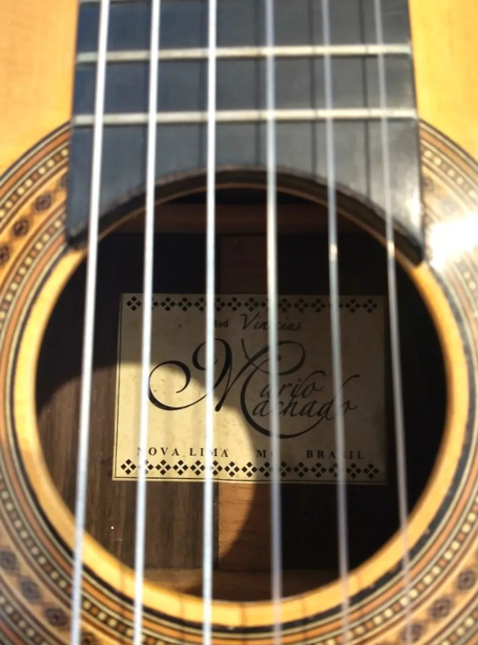 Violão Clássico - Luthier Mário Machado (2005) - Foto 4