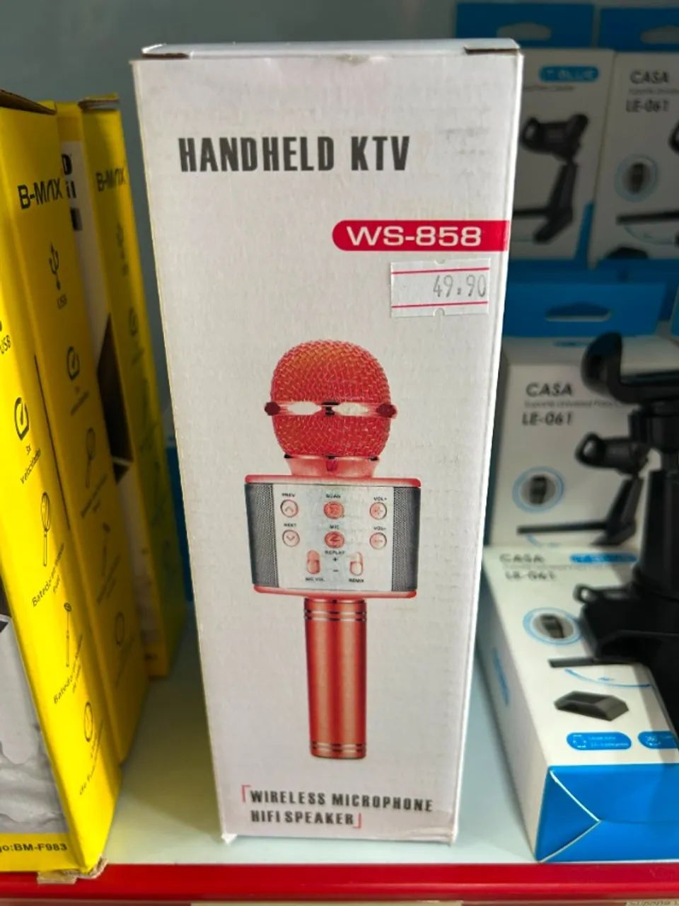 Microfone Bluetooth para Karaoke Super divertido