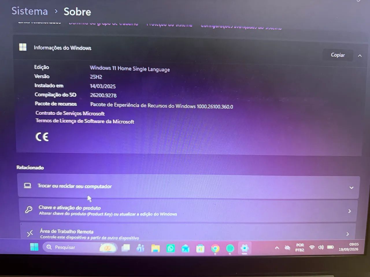 Notebook Lenovo i5 8gb ram 512gb - Foto 3