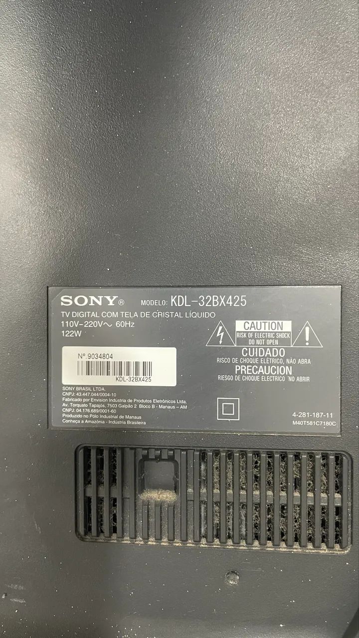 Tv SONY 32 polegadas com defeito na placa hdmi - Foto 2