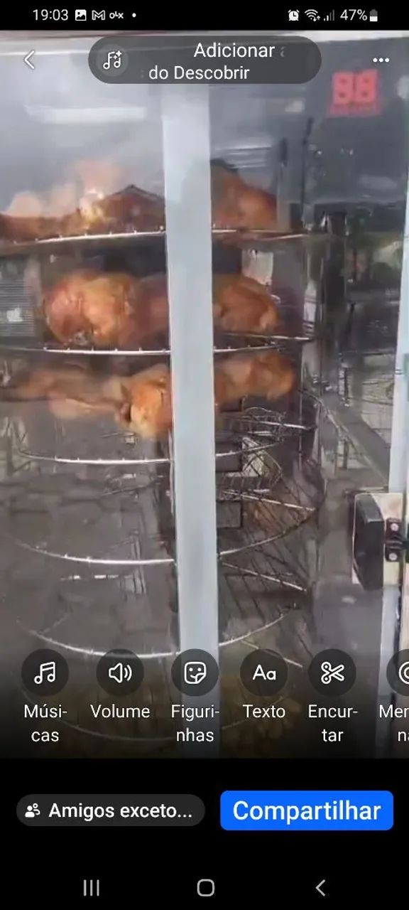 Máquina de assar frango  assa até 40 unidades  - Foto 2