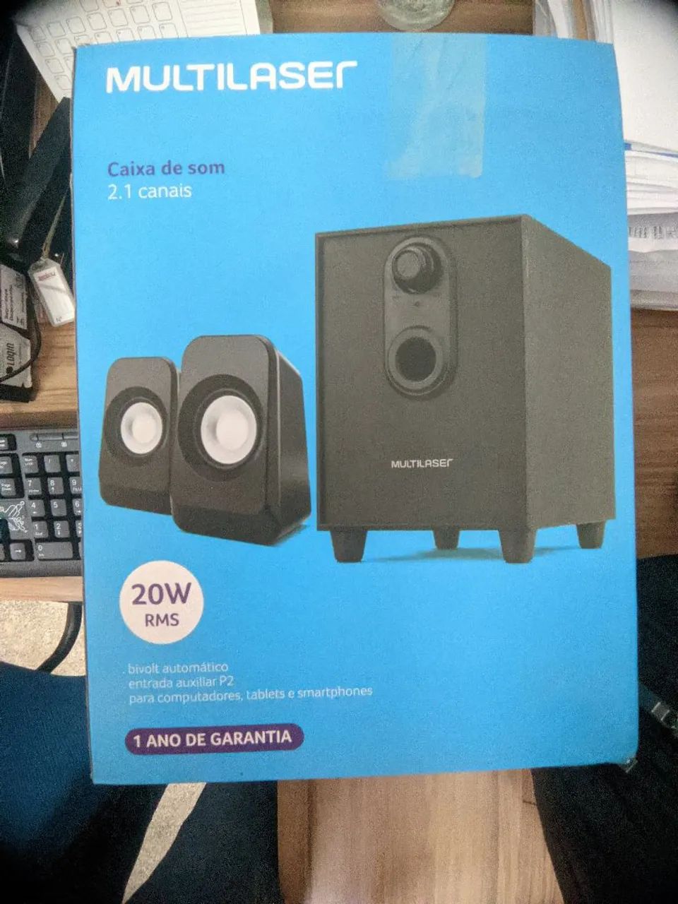 caixa de som 2.1 multilaser sp377