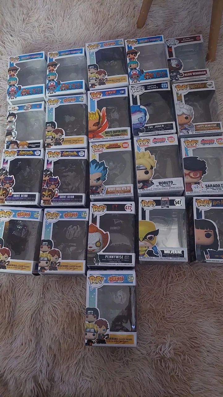 Caixas de Funkos Pop
