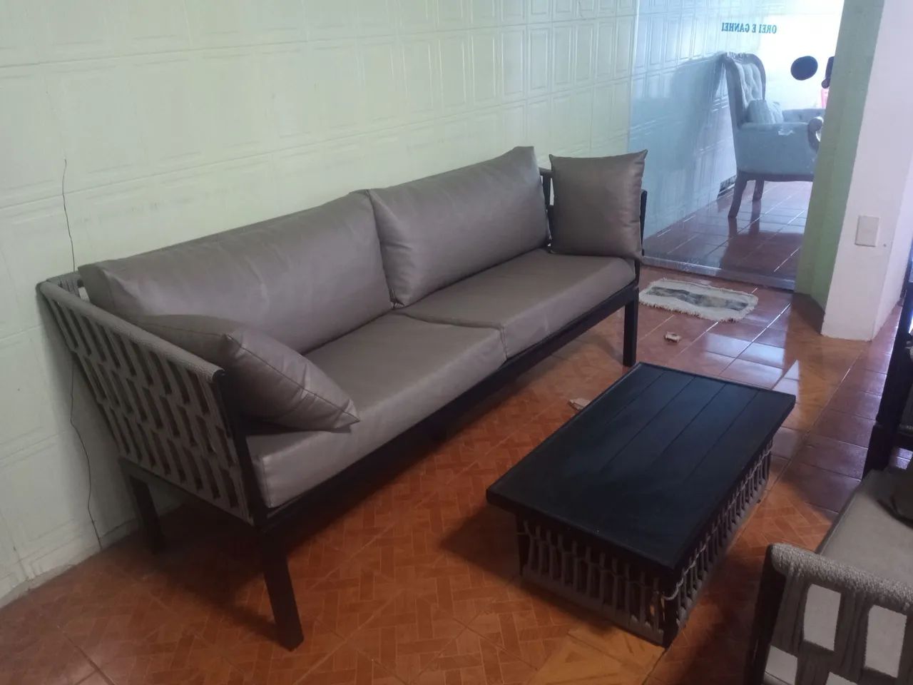 Conjunto Sofá em Corda Náutica  - Foto 5