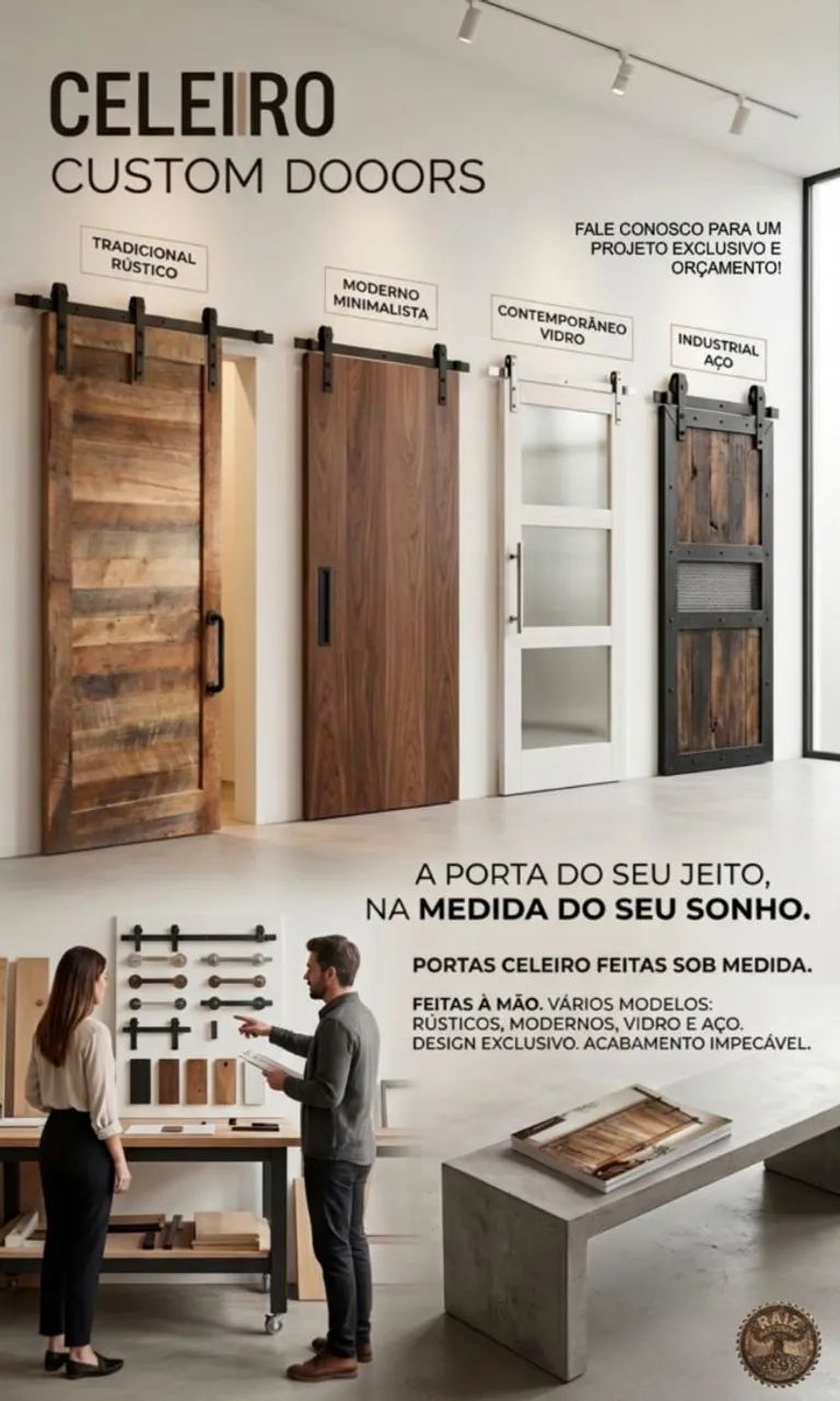 Porta Celeiro Rústica