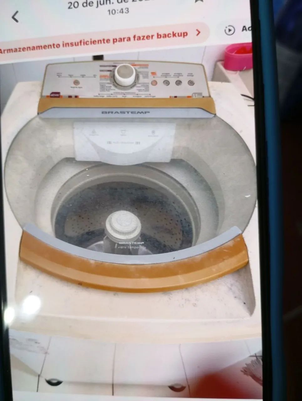 Máquina de lavar roupa 11kg Brastemp 