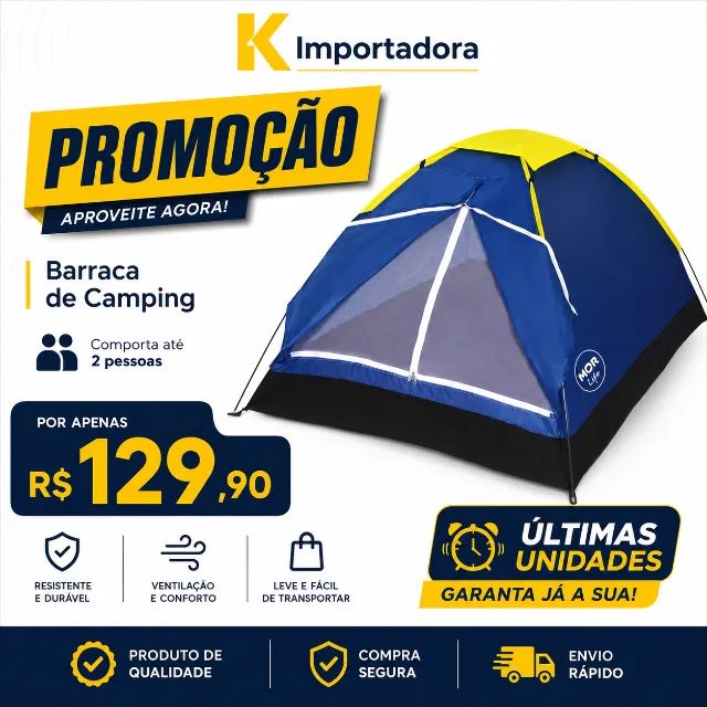 Barraca de Camping 2 lugares