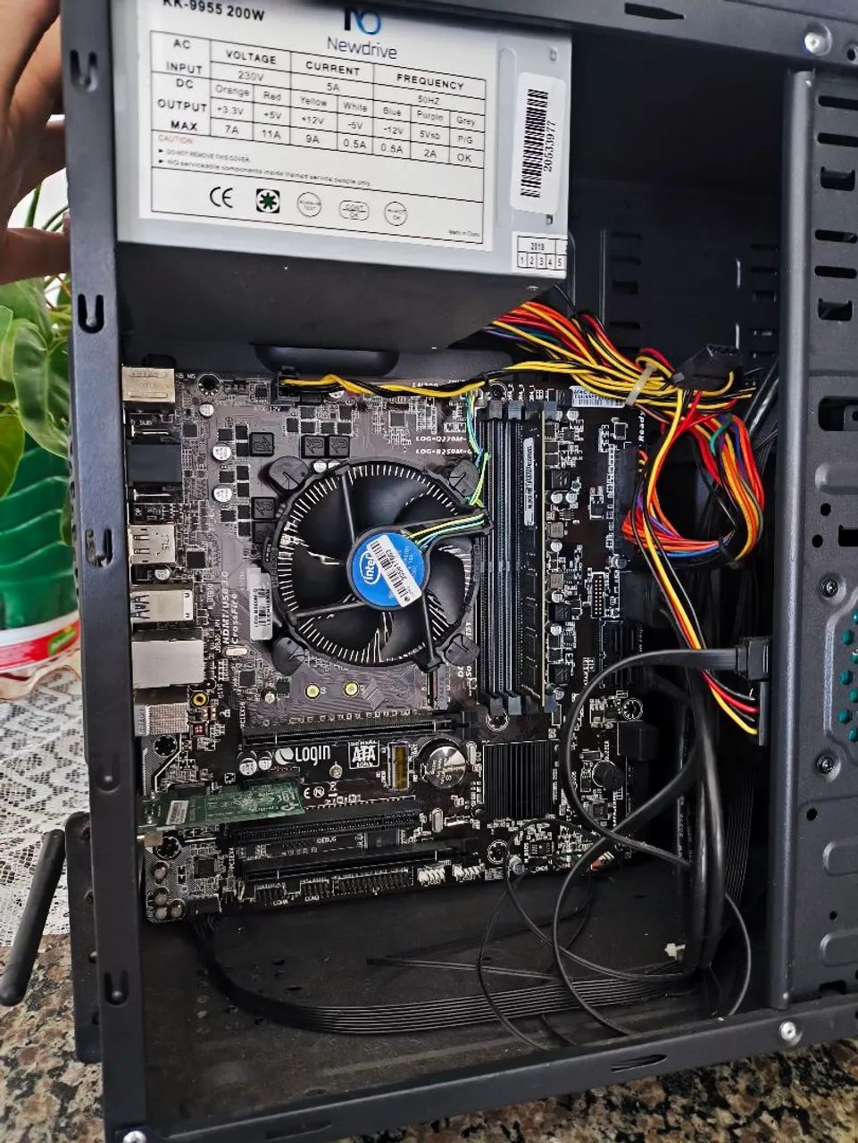 CPU ddr4 placa mãe gamer oitava geração 