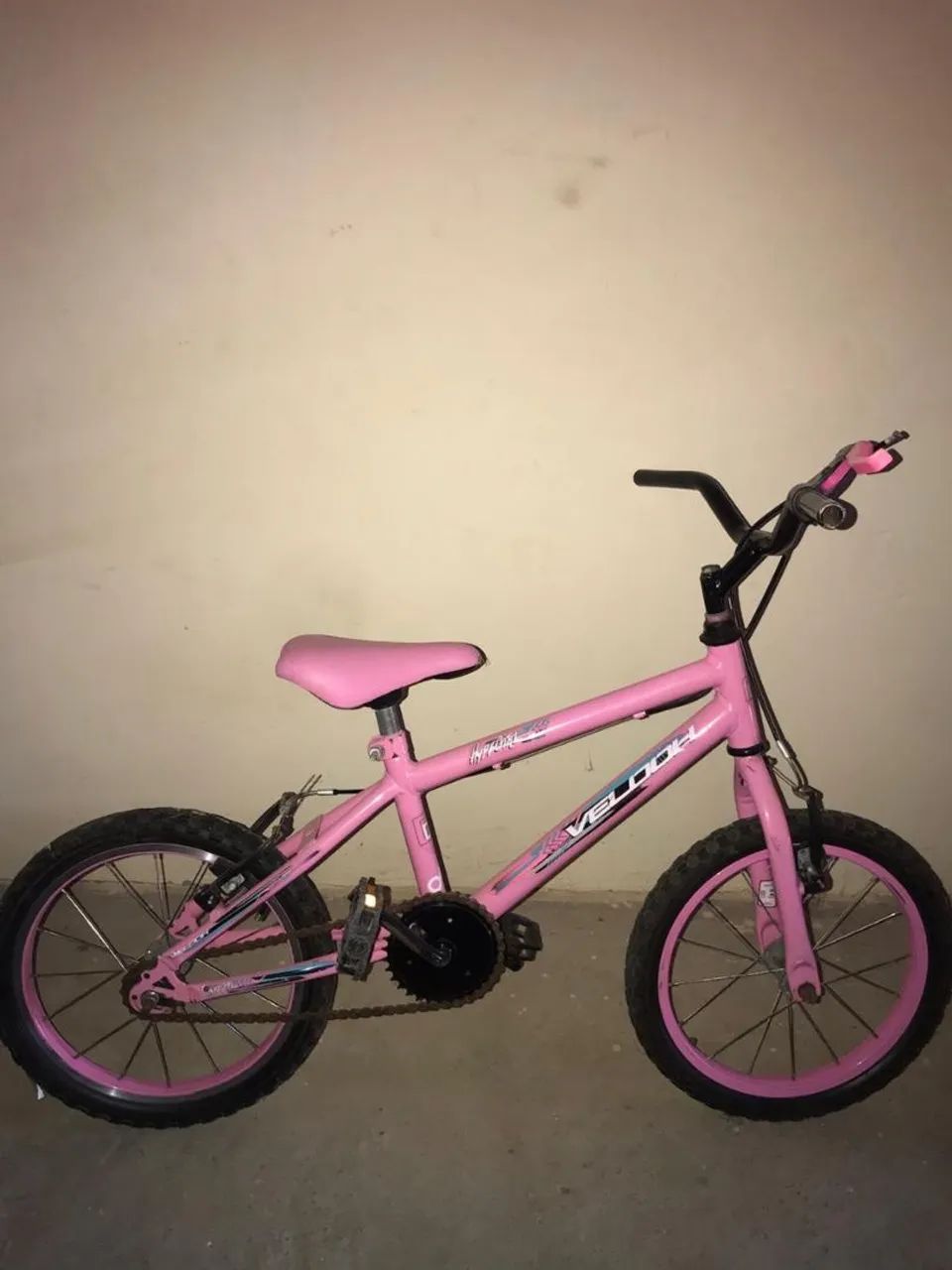 Bicicleta infantil rosa 