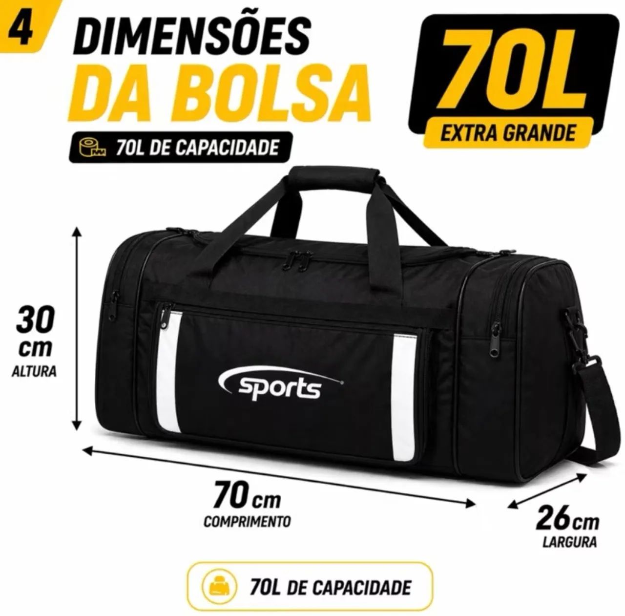 Mala de Viagem Grande  - Foto 4