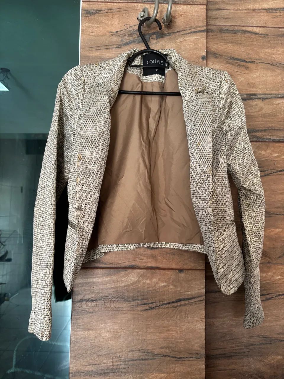 Blazer Dourado Cortelle 